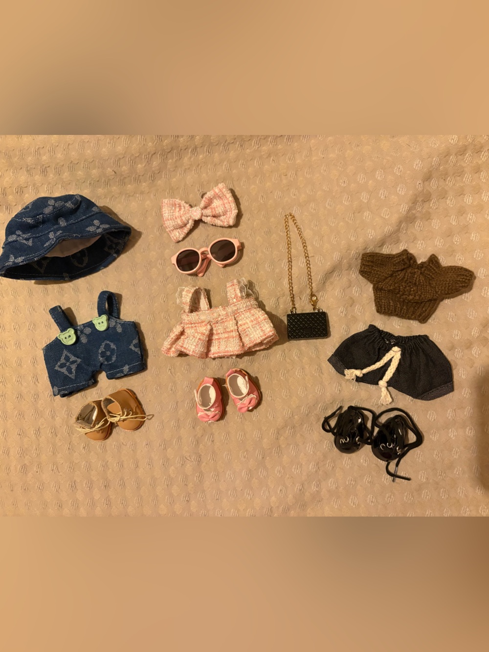 Labubu Clothes Set of 3 Outfits
